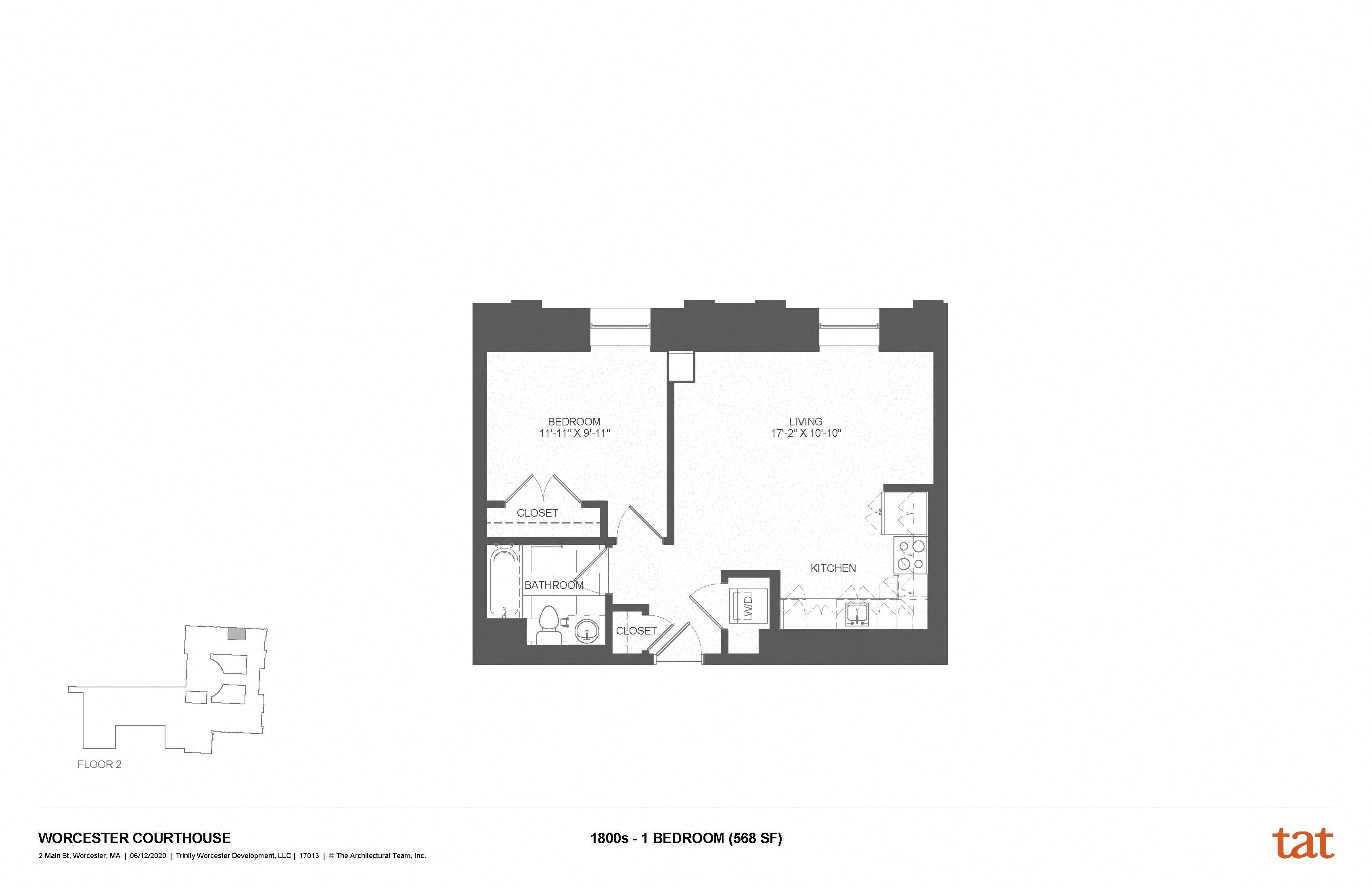 Floor Plans Apartments In Worcester, MA Courthouse Lofts